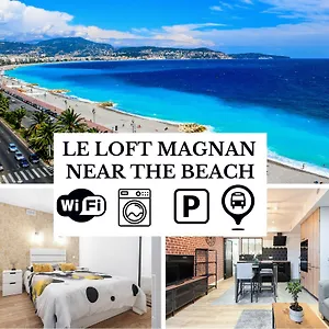 Le Loft Magnan - Ac- Pres - Wifi - Parking - Confort Et Moderne - Supermarches Et Tram Proches Apartment Nizza